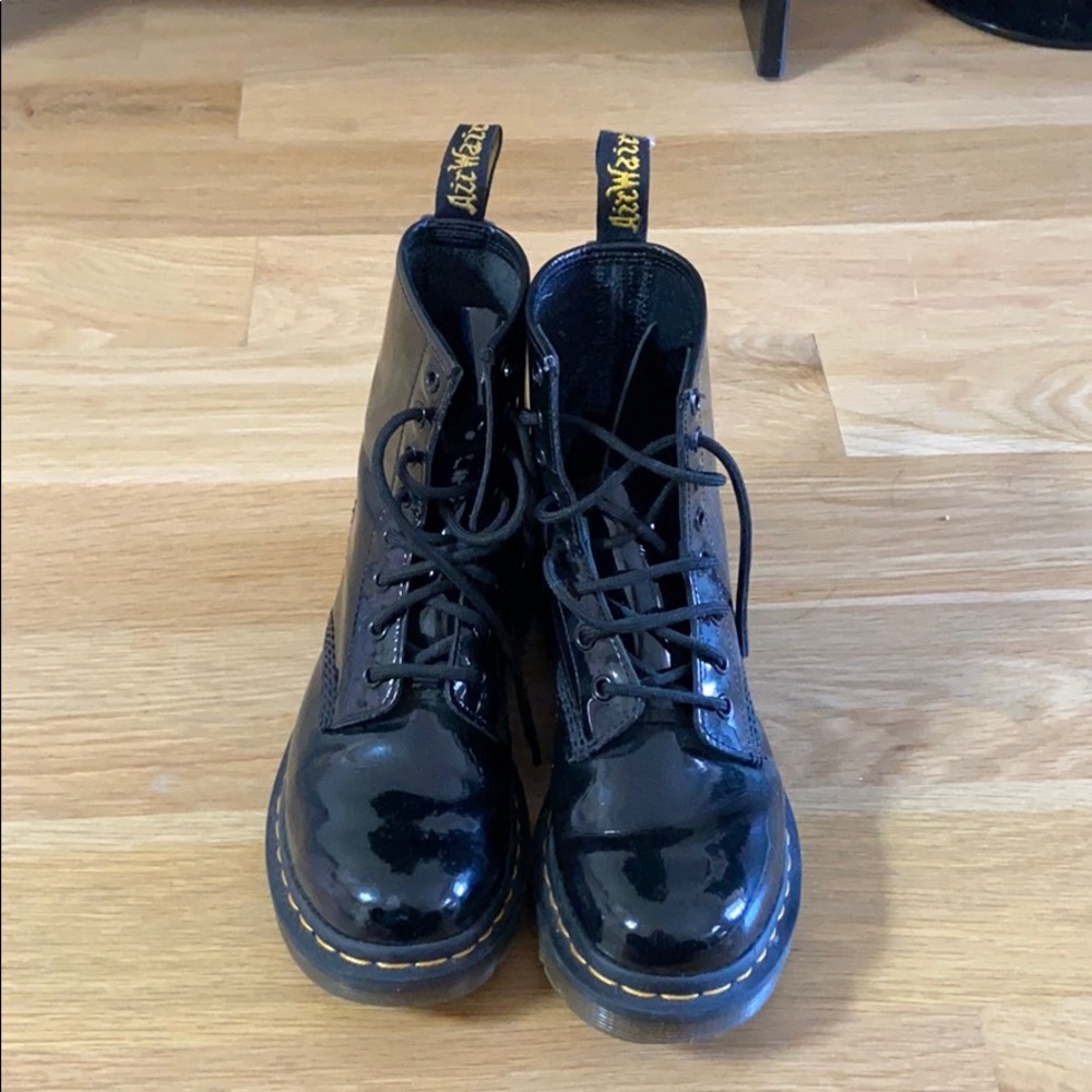 Dr. Martens: Black Patent Leather